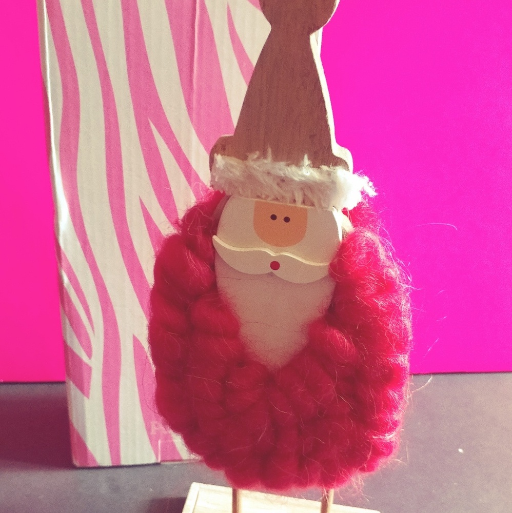 Pink zebra Santa woolie brand new box